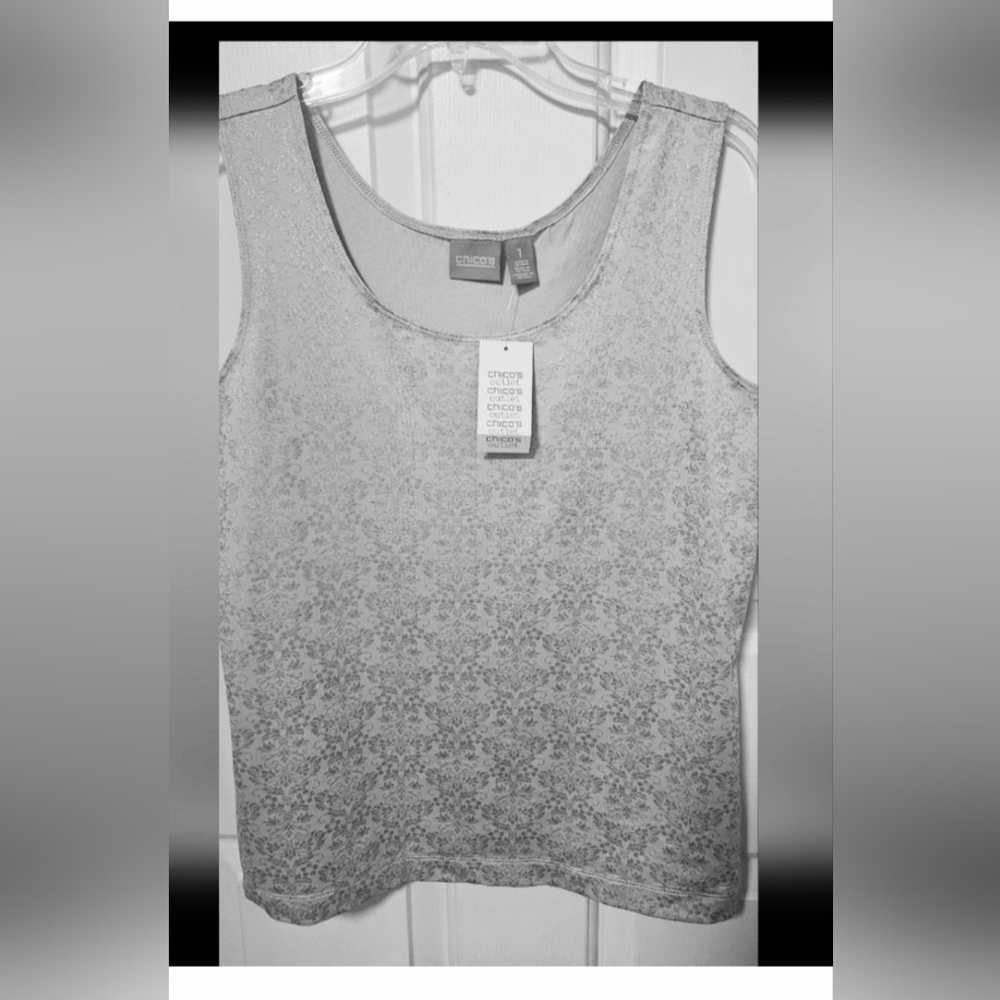 Chico's "Tank Bra" Camisole Top NWT (Chico's size 1 see chart)